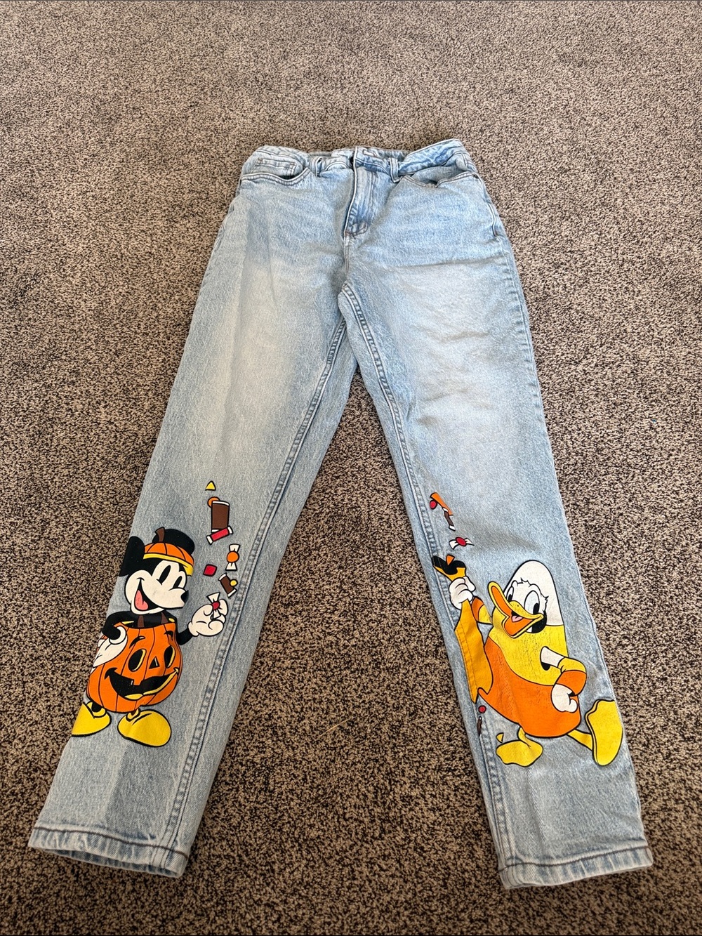 Her Universe Light Blue Disney Halloween Graphic Jeans